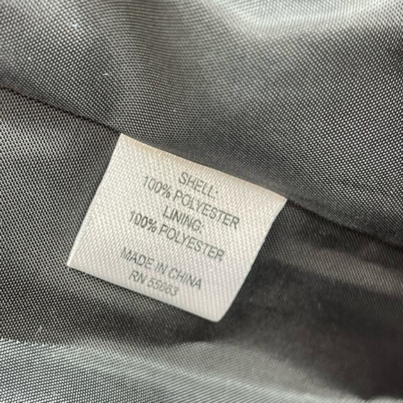 For Cynthia Women Black Vest Embroidered Full Zip Soft Vest Size L - Picture 6 of 11